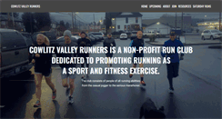 Desktop Screenshot of cowlitzvalleyrunners.com